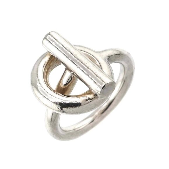 HERMES Echapee Ring SV Silver 925 size52 5.75-6(US) 90265941